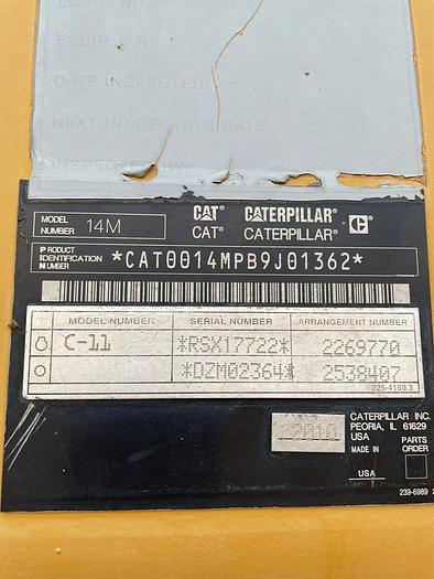 Used 2011 CAT 14M