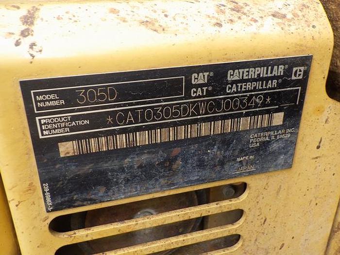 Used 2012 CAT 305DCR