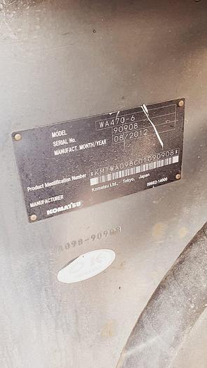 Used Komatsu 470-6