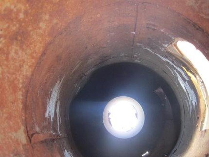 Used Separator, Cyclone, 48" X 10'4", C/st, Air, 76" Cone, #S737334