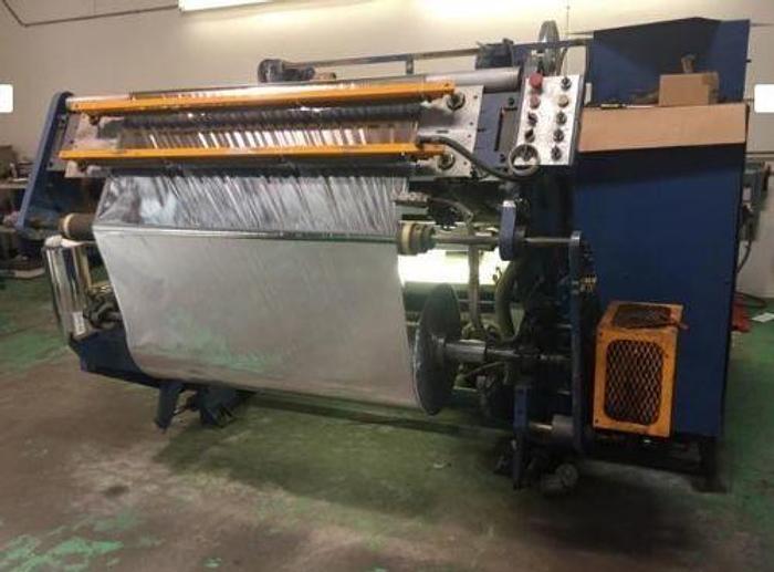 Used 54" (1.37M) WIDE FOIL MASTER LABEL SLITTER REWINDER ALAN DUFFY ENGINEERING
