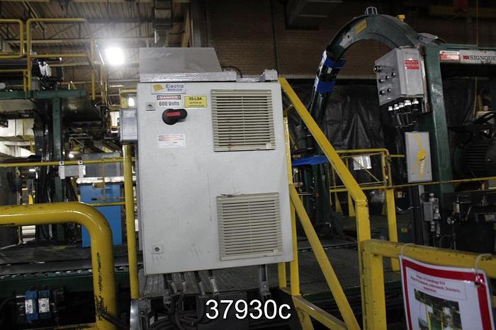Used Signode M20-RMF Automatic Roll Handling and Strapping System #37930