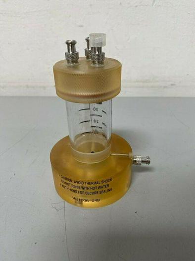 Used Acrylic 40mL VS1006-049 Vessel w/ Multiple .25" Fittings