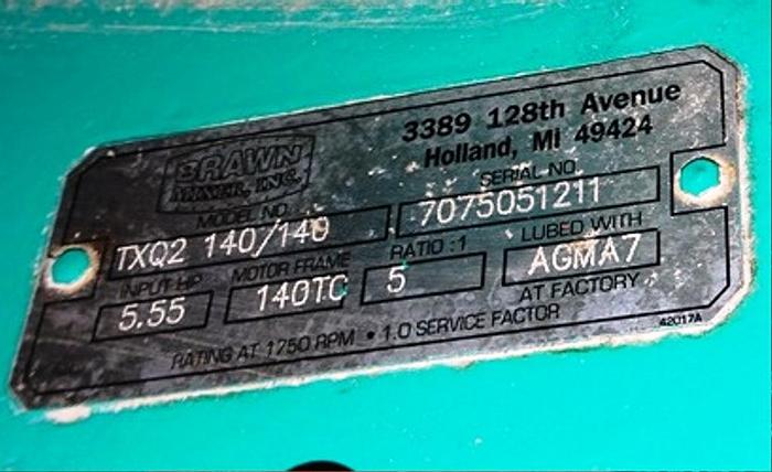 Used Tank, 550 Gallon, S/st, Agit, 1.5 HP, XP Motor, DT/DB, #S742661