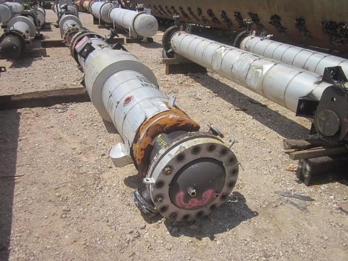 Used Used Missouri Boiler and Tank Company approximately 263 square foot 317L stainless steel vertical Shell and Tube Heat Exchanger