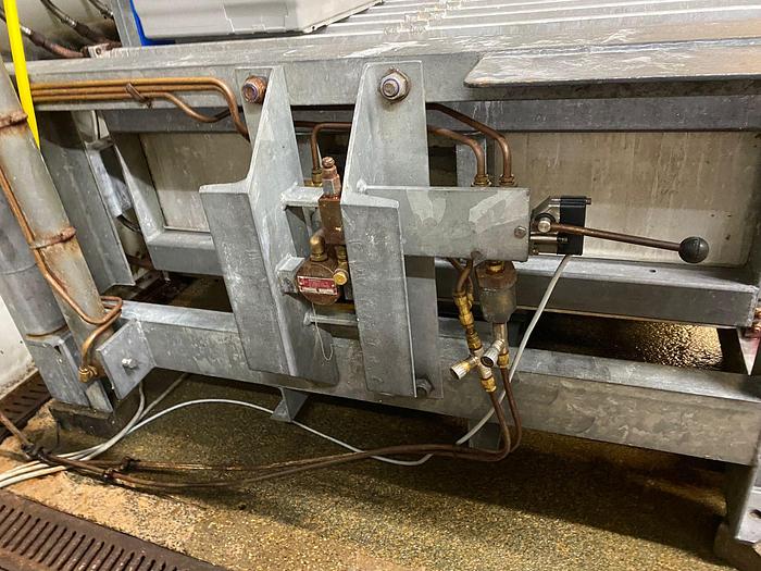 Used 2000 Jackstone horizontal plate freezing system with Linde AG refrigeration pack