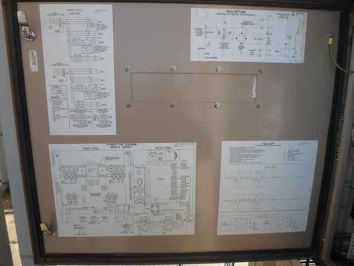 Used Pace Company P-36 Air Handler With York Chiller - Outside