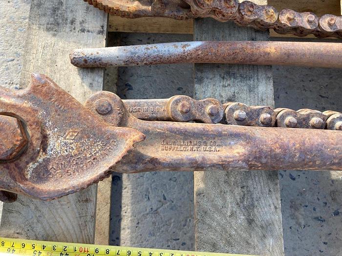 Used J H Williams Vulcan Superior 48" Chain Pipe Wrench