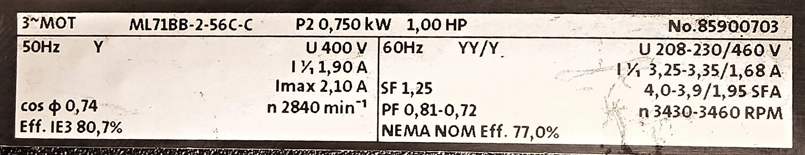 Used Grundfos CRN 3-6 Vertical Multistage Centrifugal Pump