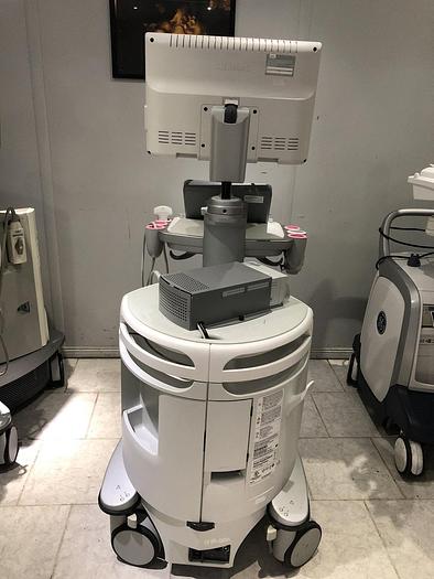 Gebraucht Siemens Acuson S1000 Ultraschallgerät mit Konvex-Sonde und Mitsubishi P95 Drucker