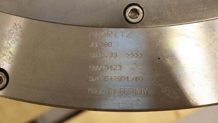 Used Jylha JS280 Stainless Steel Inner & Outer Pressure Screen Basket #44494