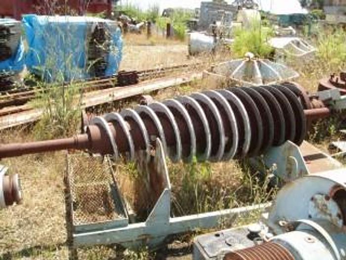 Used Centrifuge, Decanter, Bird, 24" X 72", 75 HP, C/st, C190610 #C190610