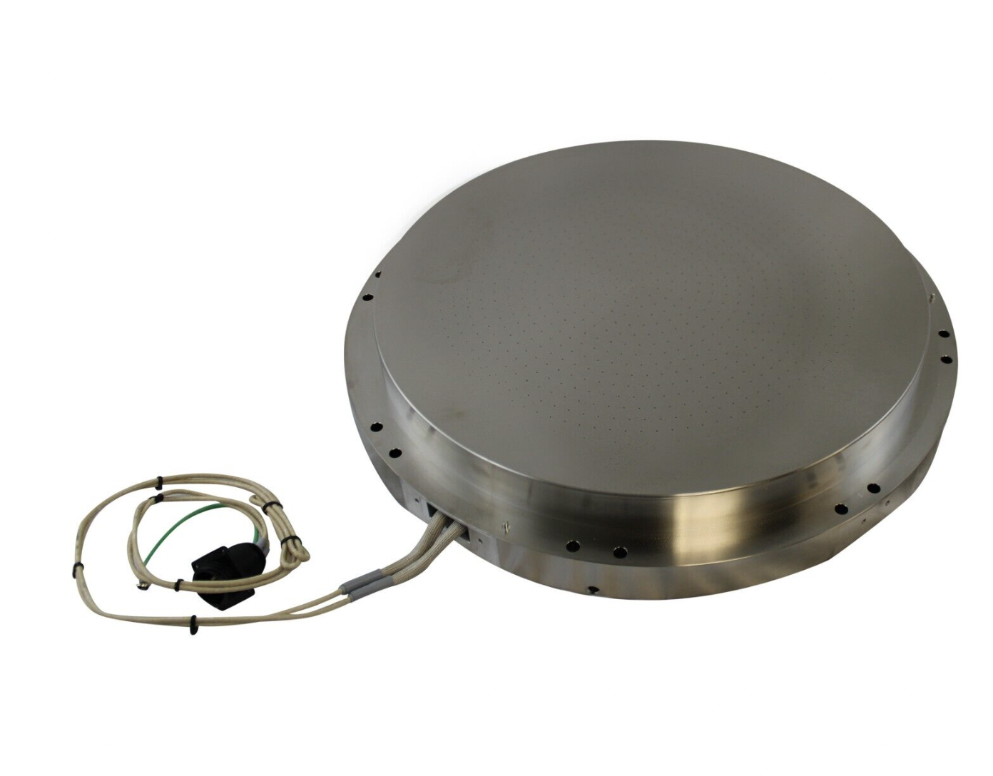 Used AMAT APPLIED MATERIALS 0041-61155 SHOWERHEAD SICONI XTRA ROW TIGHT TOL ENP REV03