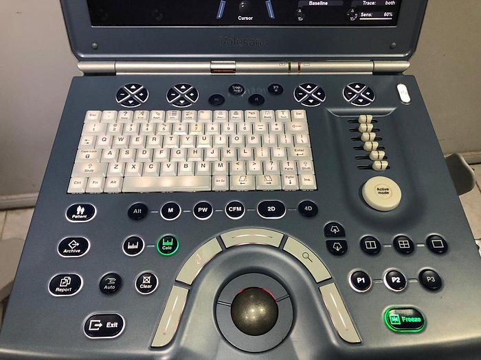 Gebraucht GE Voluson i BT14 tragbares Ultraschallsystem inklusiv Trolley mit 1 Sonde, ROM DVD