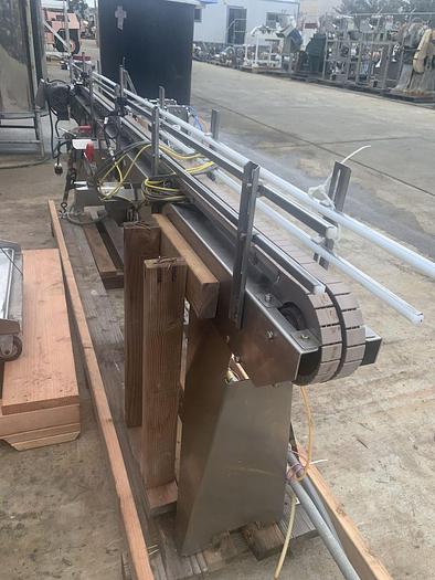 Used Filler, Auger, Nalbach, Mdl NAF-1000, S/st, 1-Head, Conveyor #S744326