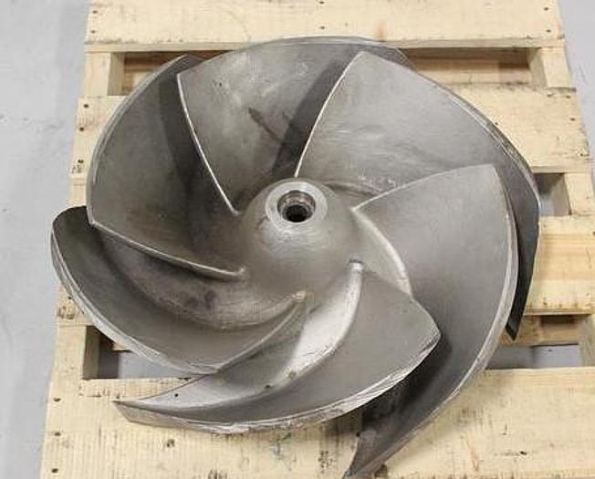 Used GOULDS MODEL 3175 6-VANE PUMP IMPELLER