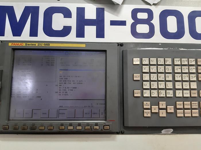 Used BRUGT HORISONTALT BEARBEJDNINGSCENTER FABRIKAT DAHLI, MODEL MCH 800