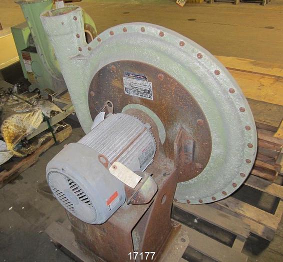 Used Hauck 12-7.5-T-3 Fan, 7.5 Hp, 3510 Rpm, 460 Volt, 213T Frame #17177