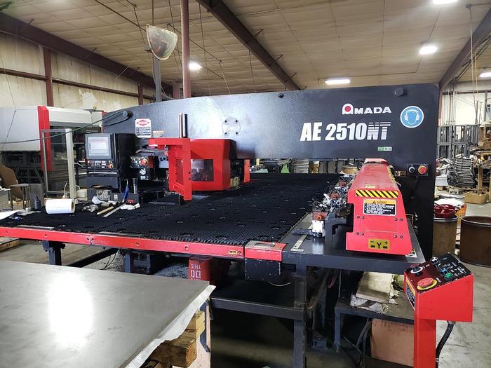 Used 2011 22 Ton Amada AE2510NT CNC Turret Punch