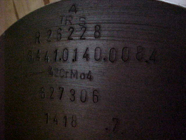 Used CRANKSHAFT MWM TBD441-V16(K)