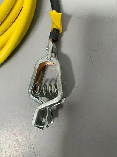 Used Lot of 6 North Flex 15FT Copper Welding Cable w/ Mueller 21A 50-AMP Spring Clip