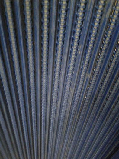 Used PLASTIC CONVEYOR BELT 40"x 4.75 feet