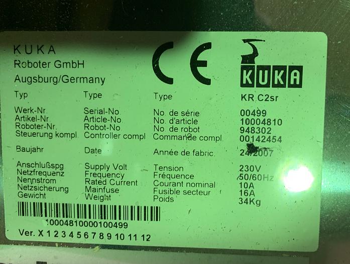 Used KUKA KR 5 SIXX R650 6 AXIS CNC ROBOT