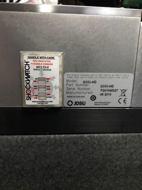 Used Newwave Research Accuscribe 2150 Laser Scribe System - Auto production model