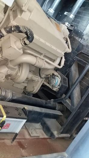 Used Cummins KTA38-G3 with Stamford alternator in container with Low hours.