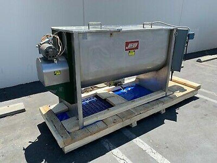 Used Jaygo 40 Cu Ft Stainless Steel Ribbon Blender w/ 7.5 HP Motor