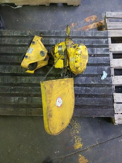 Used BUDGET 1 TON HOIST with trolley