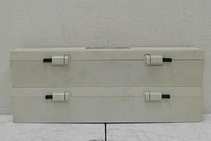 Used Lot of 2 Leica and Unmarked Microtome Knives 18.5 cm/c in Cases