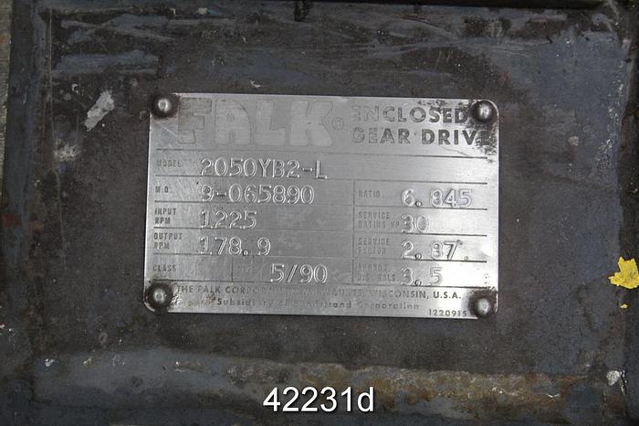 Used Falk 2050YB2-L Gear Box, 6.845/1 Ratio, #42231