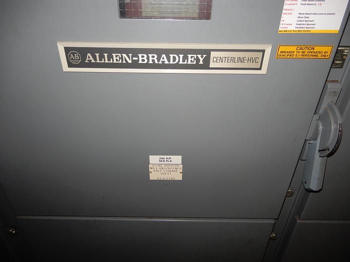 Used 2400V ROCKWELL AUTOMATION ALLEN BRADLEY MOTOR STARTER SECTION