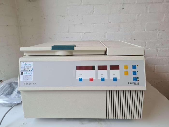 Used Hereaus Sepatech Biofuge 15R Refrigerated Centrifuge