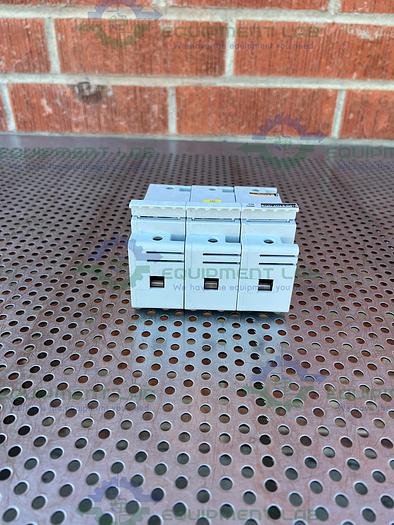 Used Lot of 3 - Bussmann  CH60J3 Fuse Holder 3 Pole 60 Amp 600 V