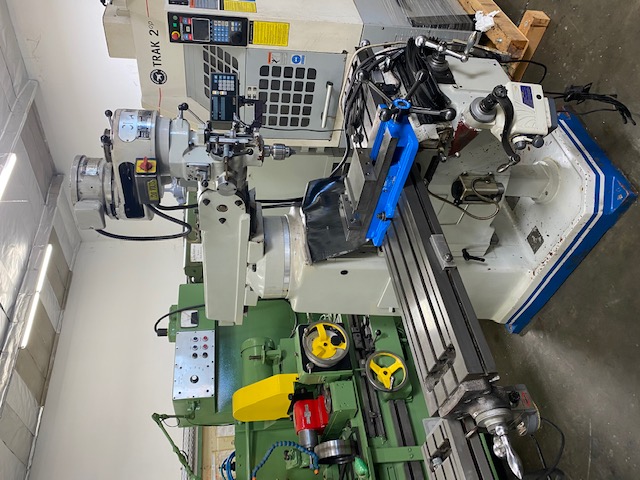 Used Acra Mill 10" x 54" Milling Machine Sony LH30 Digital Readout X and Knee Power Feeds