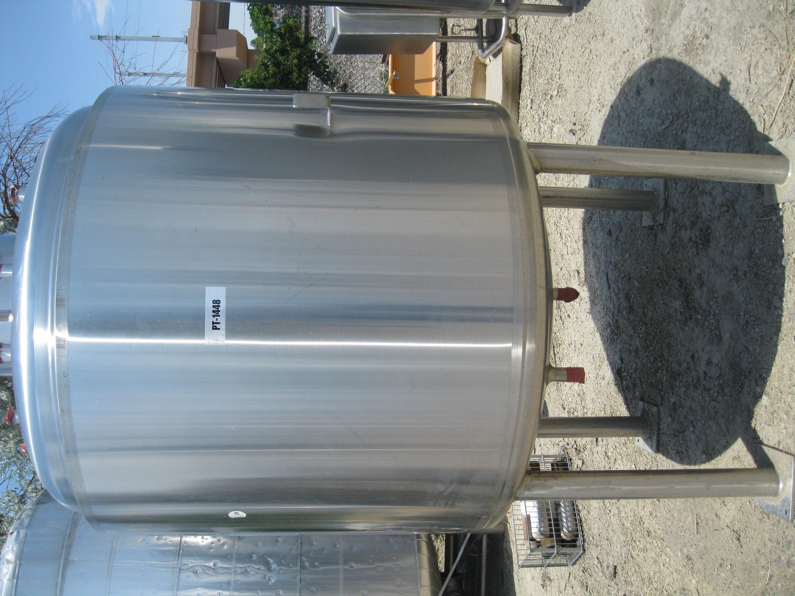 Usado 500 GALLON PROCESSOR TANK.  MULLER SERIAL 375034