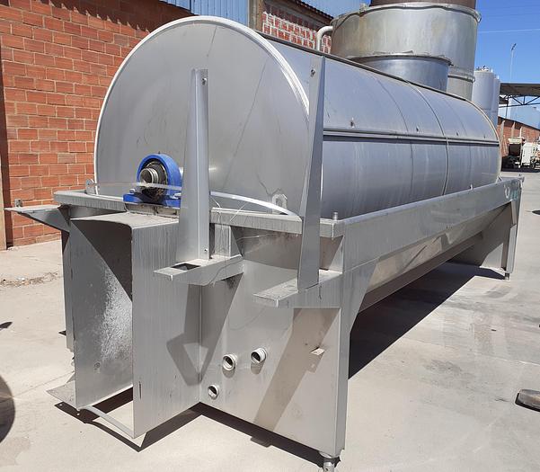 Usado Trommel de lavagem em inox