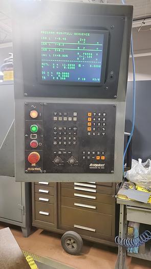 Used 1998 Bridgeport Series II Interact Mill, 16" X 47", 30" X Travel, 14.5" Y Travel, 5" Quill Travel, # 30 Taper, 50-3750 RPM, 2 HP Head,  Heidenhain CNC