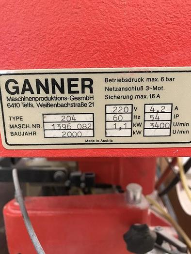 Used GANNER RED-BARRON 204 HINGE-SEAT BORING MACHINE