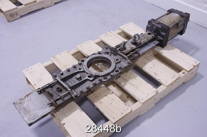 Used 6" Air Operated Through Gate Valve #28448