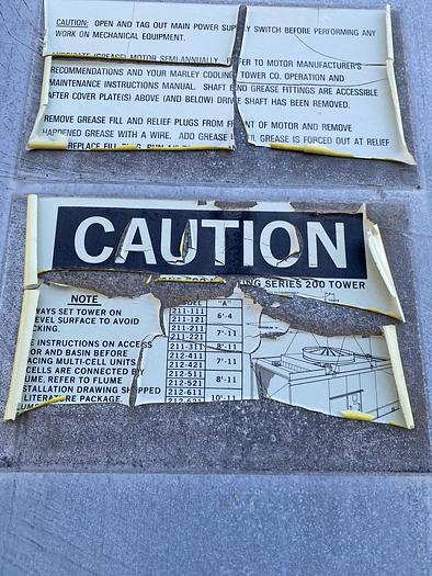 Used Marley 200-Ton Cooling Tower