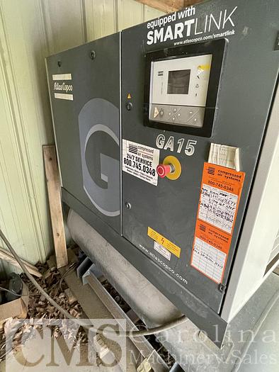 Used Atlas Copco GA15 45 HP Compressor