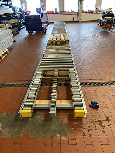 Gebraucht Palettenentnahme Aufgabeelement Palettenrollenbahn