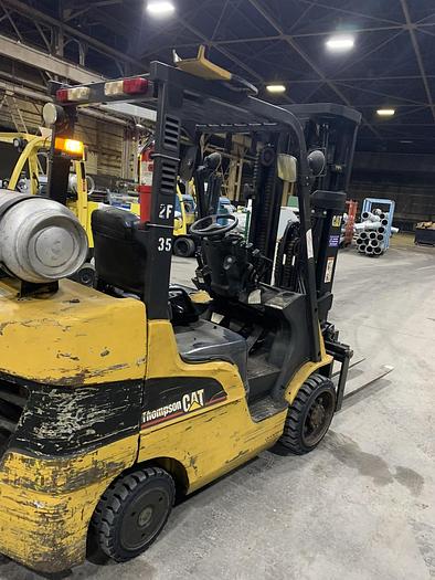 Used CATERPILLAR 6000 POUND MODEL C-6000 SOLID TIRE PNEUMATIC (FRONT) TIRES WITH SIDE SHIFT