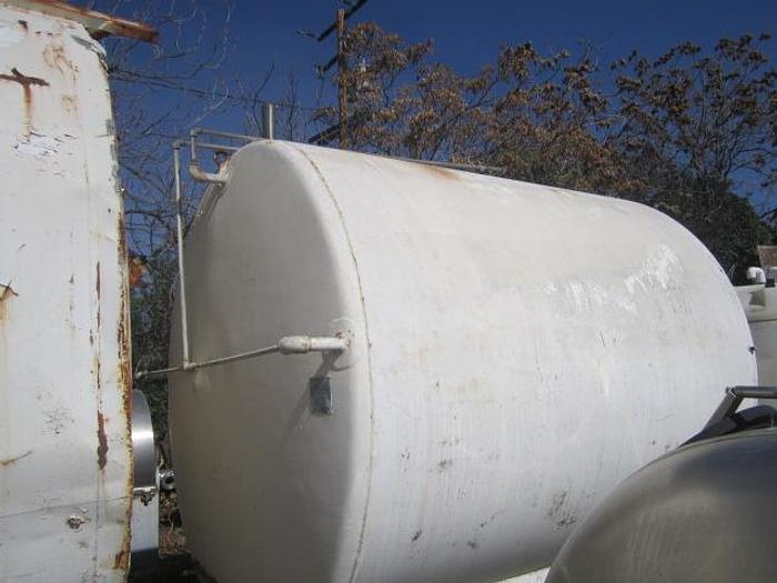 Used Tank, 3,000 Gallon, 316 Stainless Steel, Jacketed, Horiz, CE Howard, S738842 #S738842
