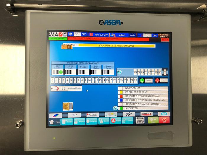 Used I 19999 E - Blister Line IMA EXPRESS N / IC 150C-M