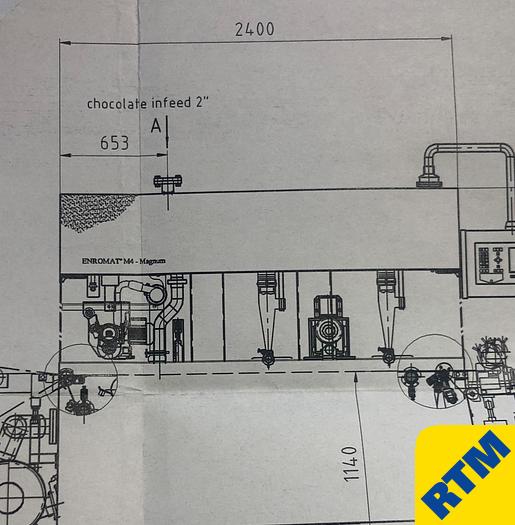 Used Chocolate Enrober