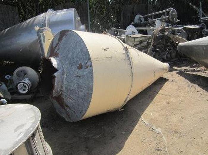 Used Separator, Cyclone, 48" X 10'4", C/st, Air, 76" Cone, #S737334